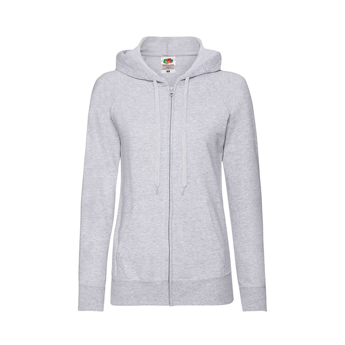 Толстовка женская без начеса LADIES LIGHTWEIGHT HOODED SWEAT 240 для нанесения логотипа