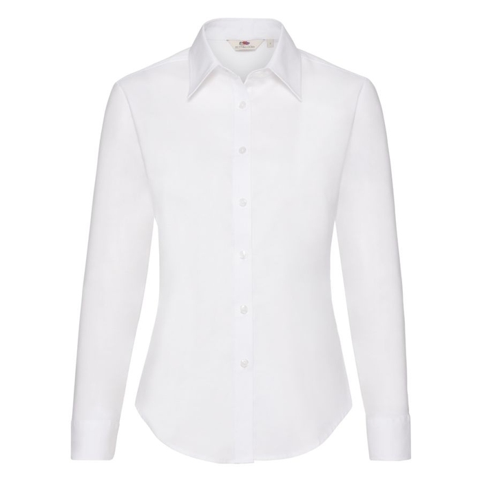 Рубашка женская LONG SLEEVE OXFORD SHIRT LADY-FIT 130 для нанесения логотипа