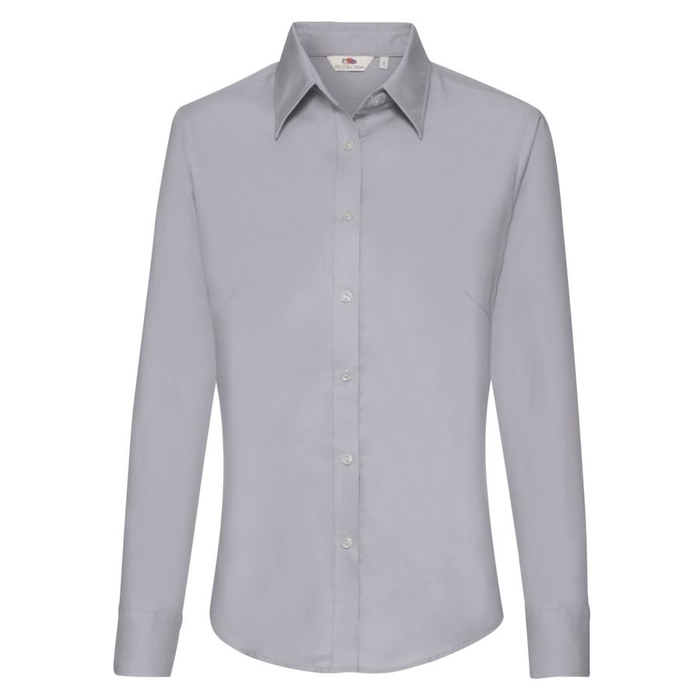 Рубашка женская LONG SLEEVE OXFORD SHIRT LADY-FIT 135 для нанесения логотипа