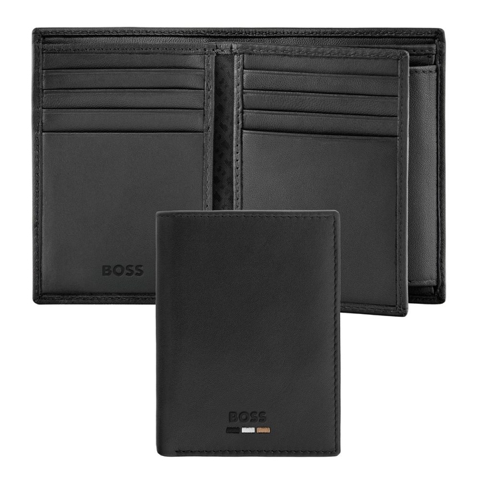Картхолдер с клапаном и карманом для денег EMBLEMATIC BLACK для нанесения логотипа