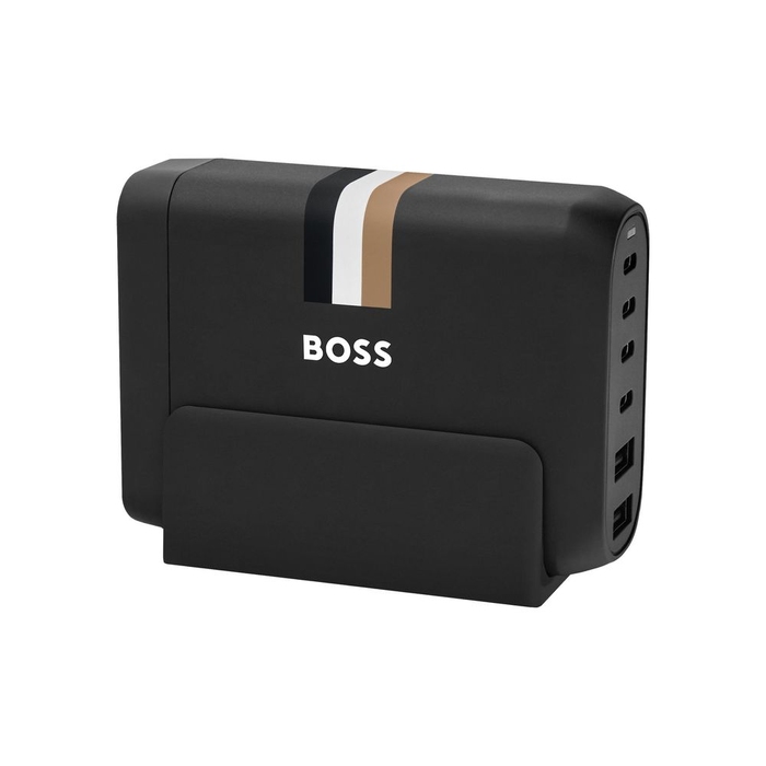 Мультиразъем USB Iconic черный для нанесения логотипа
