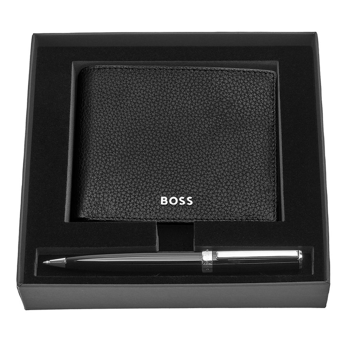 Набор HUGO BOSS (шариковая ручка и кошелек) для нанесения логотипа
