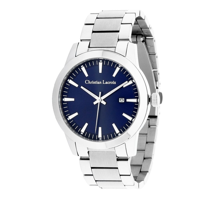 Часы Astrum Chrome / Navy с указателем даты для нанесения логотипа