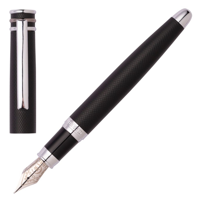 Перьевая ручка AUSTIN DIAMOND BLACK для нанесения логотипа