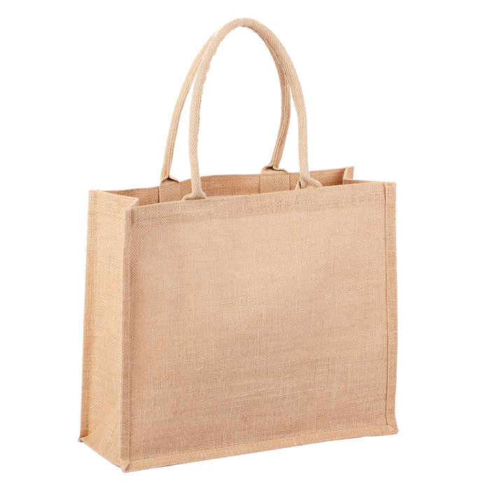 Сумка для покупок Natural Shopper, бежевая для нанесения логотипа