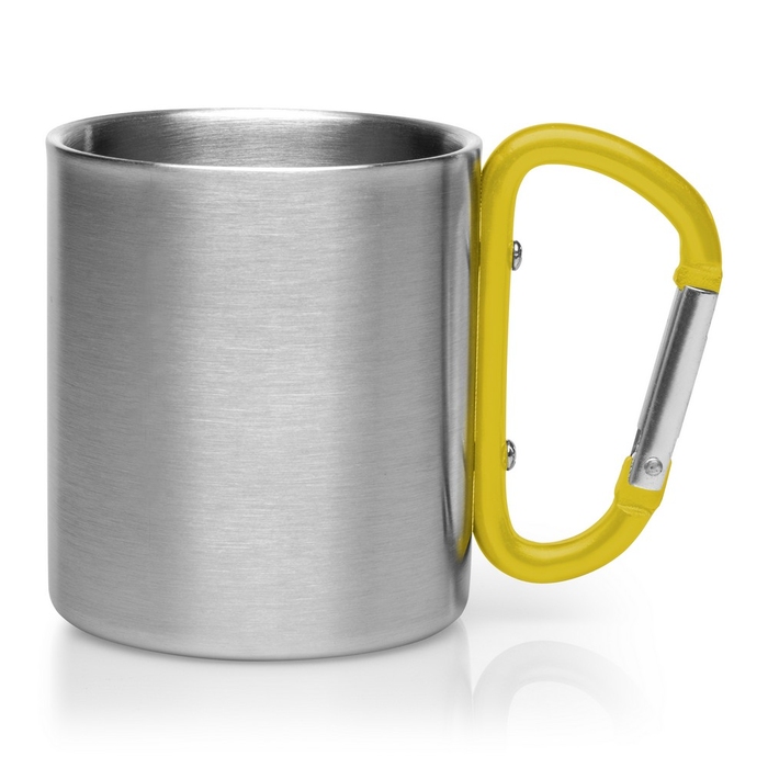 Металлическая кружка 210 мл с карабином EASTON для нанесения логотипа