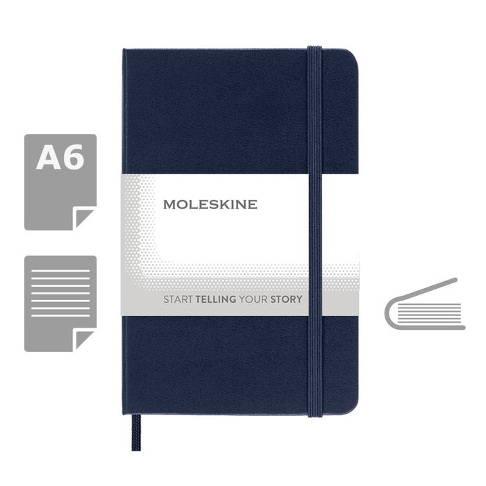 Блокнот MOLESKINE A6 для нанесения логотипа