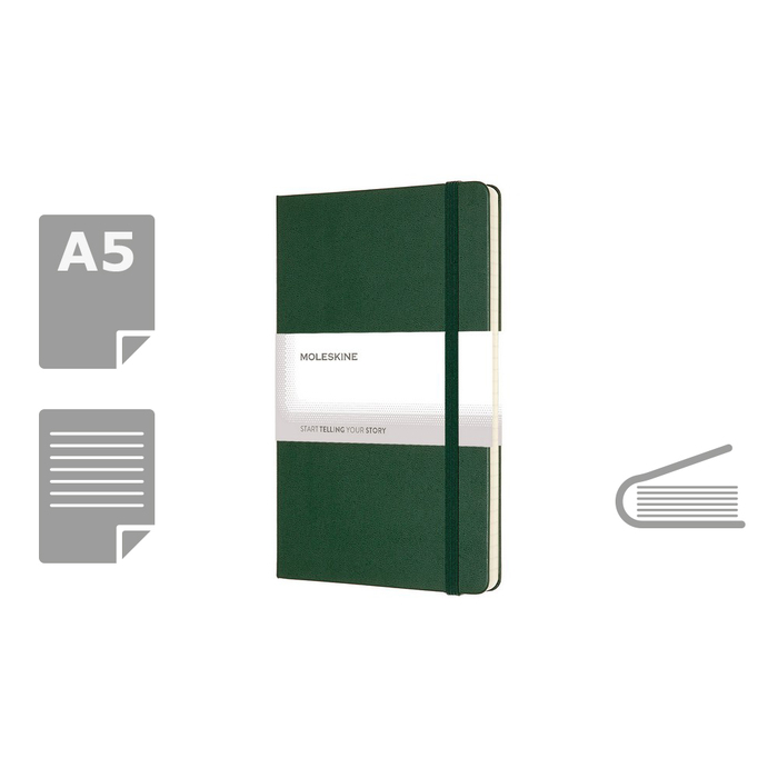 Блокнот MOLESKINE A5 для нанесения логотипа
