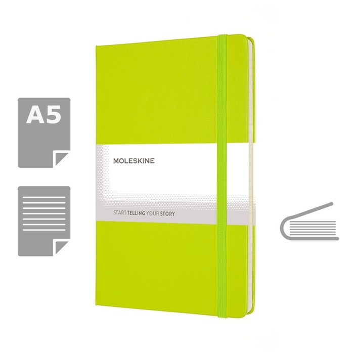Блокнот MOLESKINE A5 для нанесения логотипа