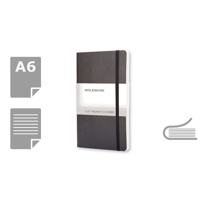Блокнот MOLESKINE A6 для нанесения логотипа