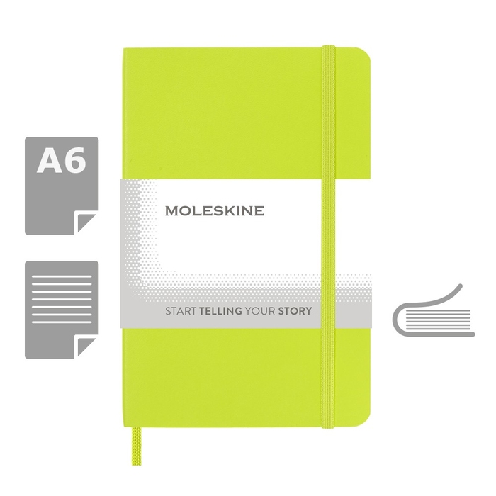 Блокнот MOLESKINE A6 для нанесения логотипа