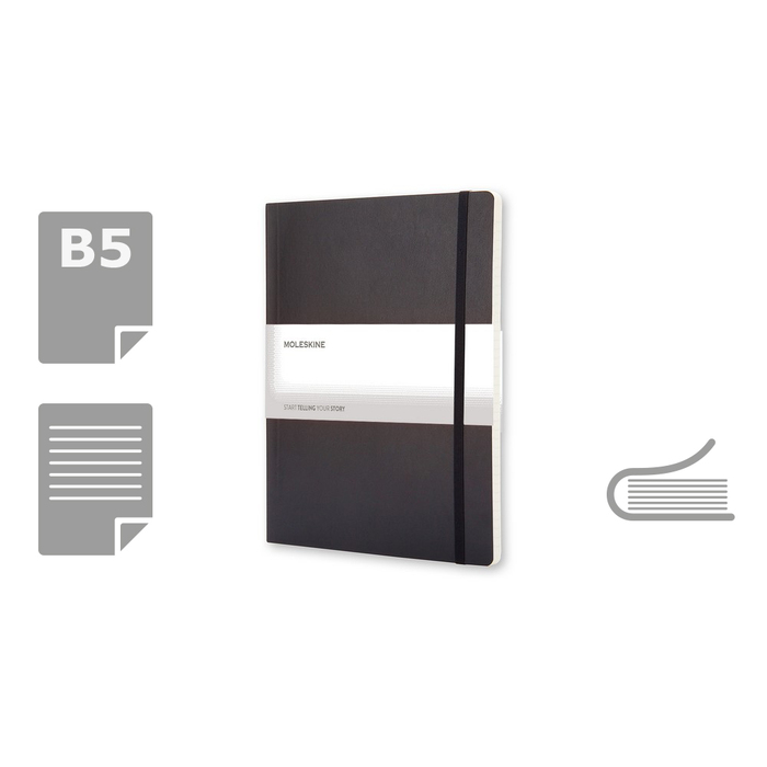 Блокнот MOLESKINE B5 для нанесения логотипа