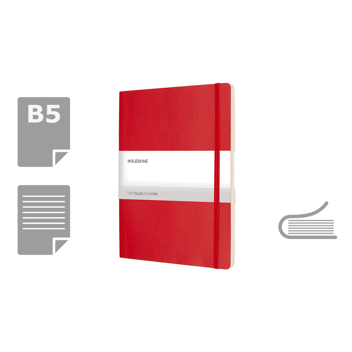 Блокнот MOLESKINE B5 для нанесения логотипа