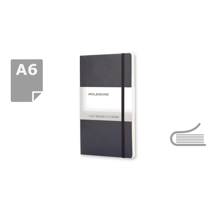Блокнот MOLESKINE A6 для нанесения логотипа