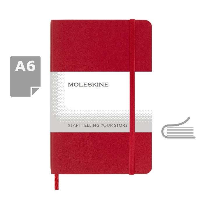 Блокнот MOLESKINE A6 для нанесения логотипа