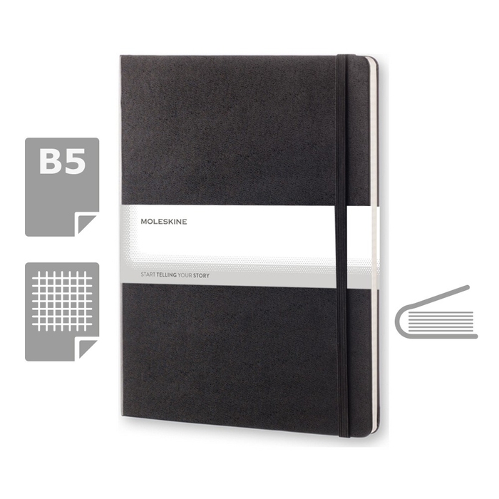 Блокнот MOLESKINE B5 для нанесения логотипа
