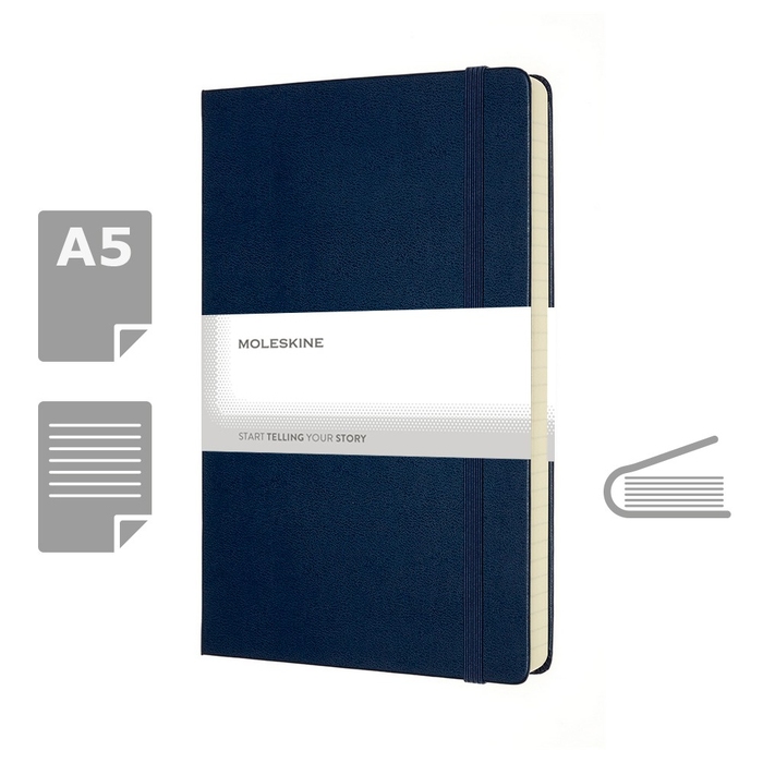 Блокнот MOLESKINE A5 для нанесения логотипа