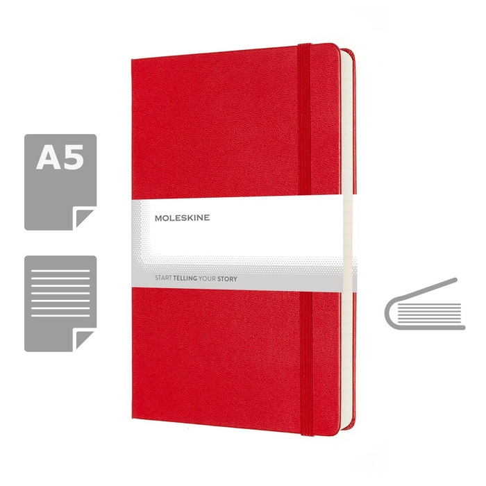 Блокнот MOLESKINE A5 для нанесения логотипа