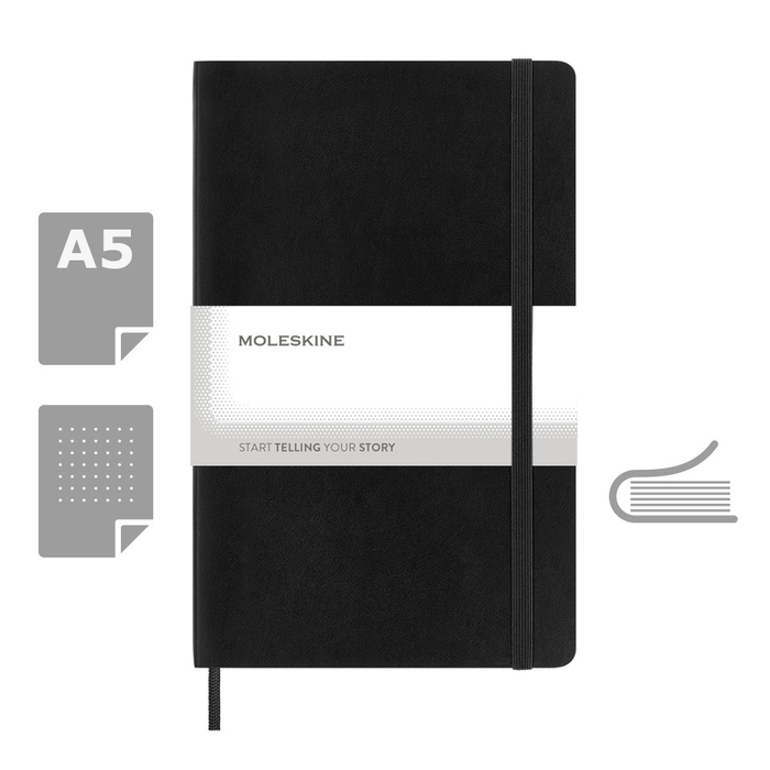 Блокнот MOLESKINE A5 для нанесения логотипа