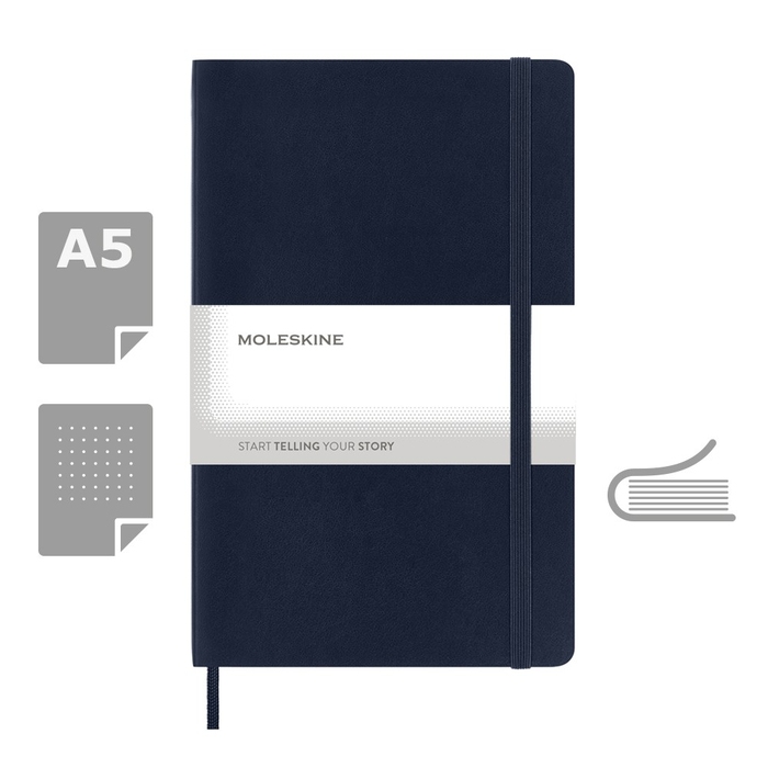 Блокнот MOLESKINE A5 для нанесения логотипа