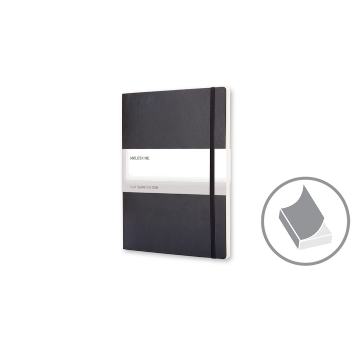 Блокнот MOLESKINE примерно формата А4 для нанесения логотипа