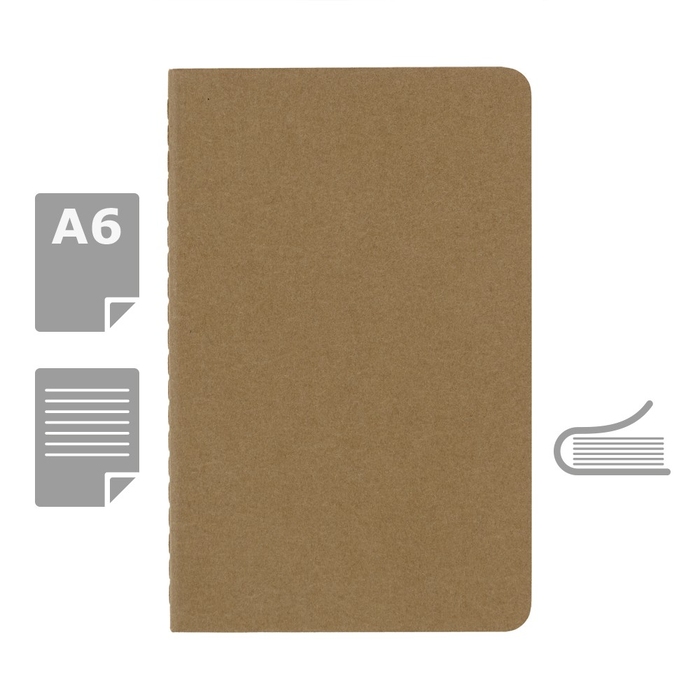 Блокнот MOLESKINE Cahier A6 для нанесения логотипа