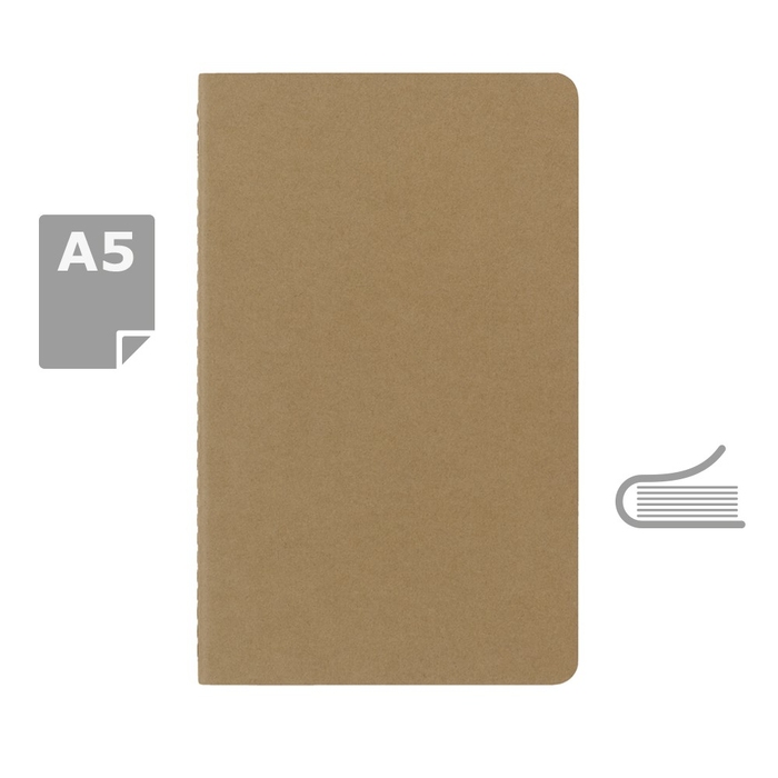 Блокнот MOLESKINE Cahier примерно формата A5 для нанесения логотипа