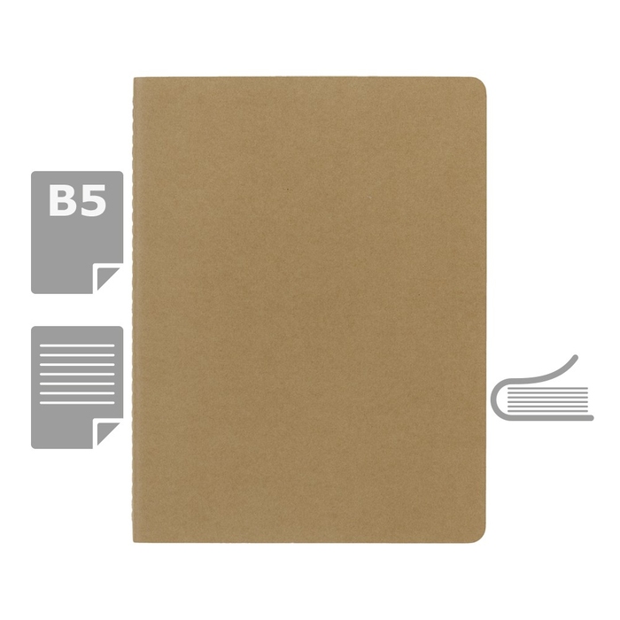 Блокнот MOLESKINE Cahier примерно B5. для нанесения логотипа