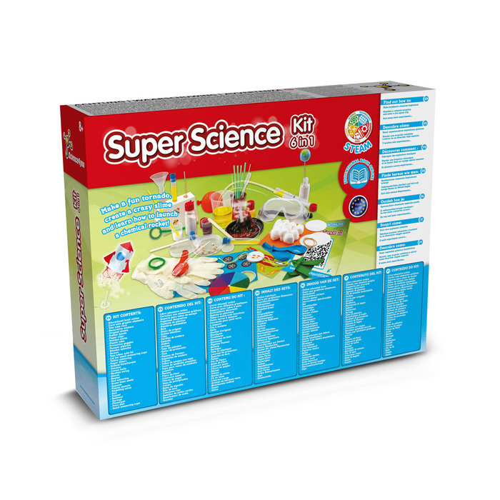 Образовательный набор 6 в 1 Super Science Kit I для детей для нанесения логотипа