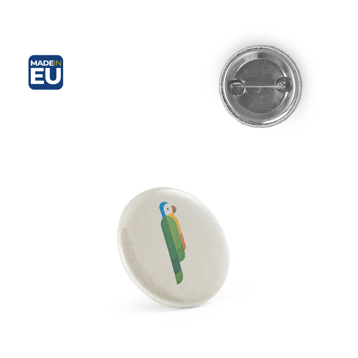 Значок BUTTON PIN 1. значок PIN для нанесения логотипа