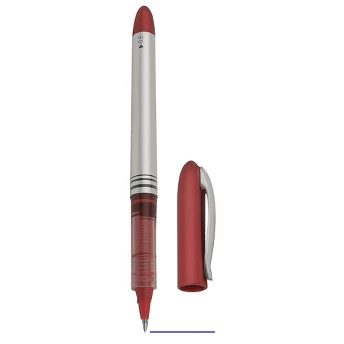 Красный роллер с синей чернилью HAVEN для нанесения логотипа