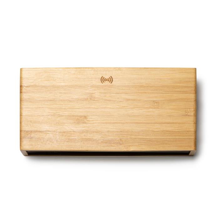 Настольные часы DUNCER BAMBOO для нанесения логотипа