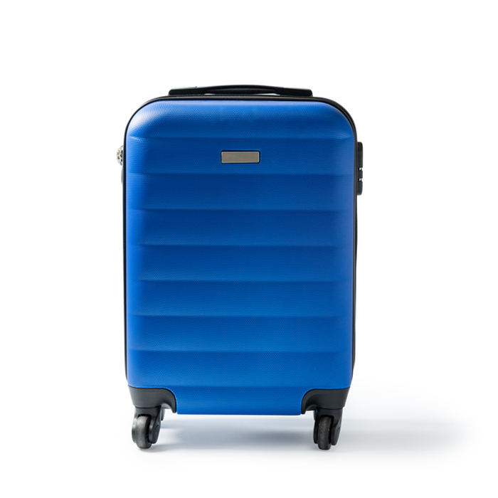 Чемодан-тележка volano royal blue для нанесения логотипа