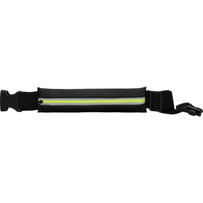 MARATHON спортивный пояс BLACK/FLUOR YELLOW для нанесения логотипа