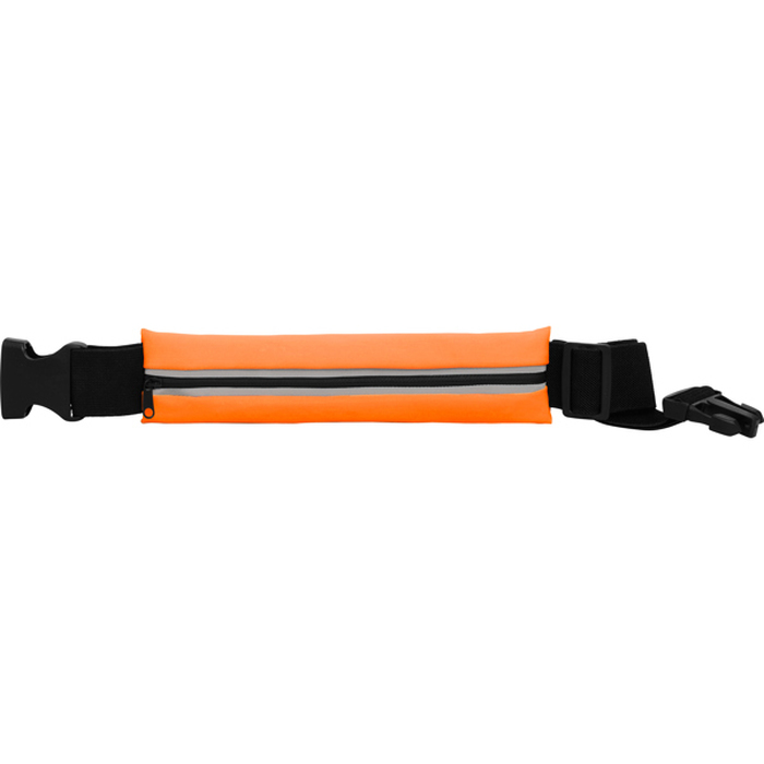 MARATHON спортивный пояс FLUOR ORANGE/BLACK для нанесения логотипа