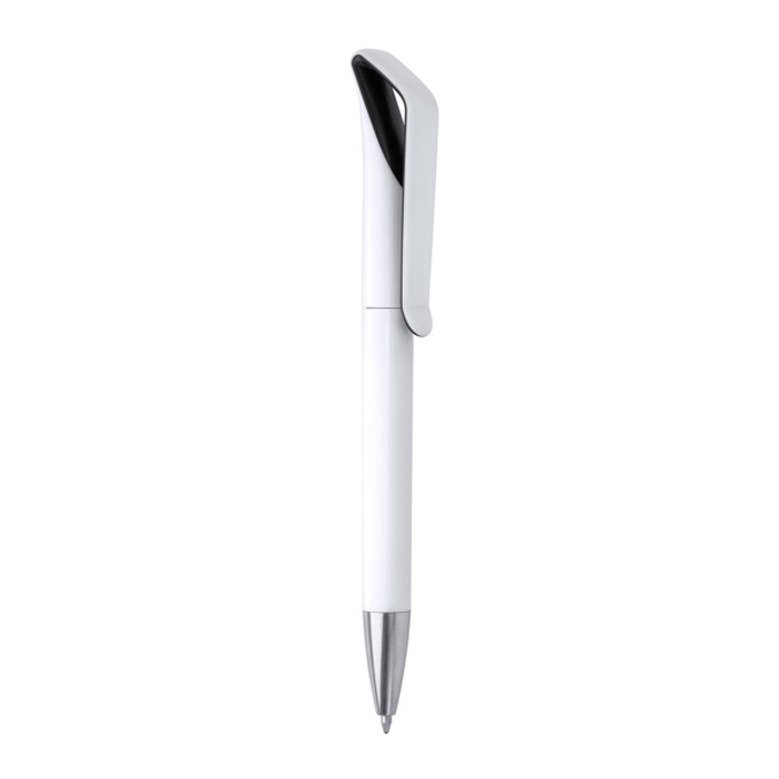  Шариковая ручка IRATI BLACK/WHITE для нанесения логотипа