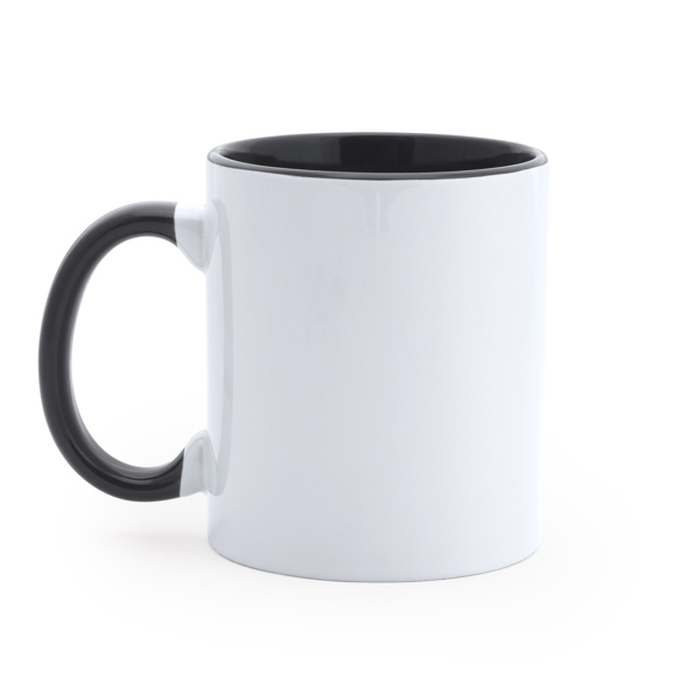 MANGO кружка WHITE/BLACK для нанесения логотипа