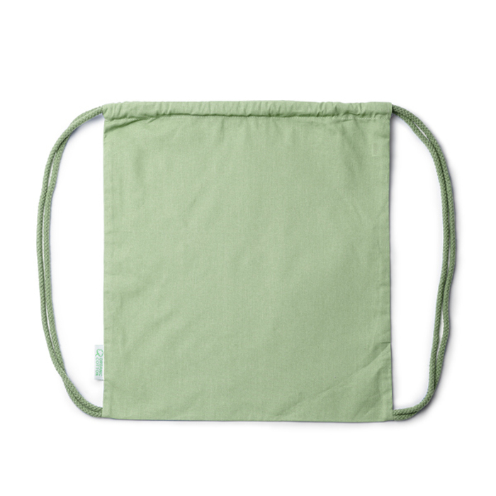 Сумка со шнурками MIST GREEN для нанесения логотипа