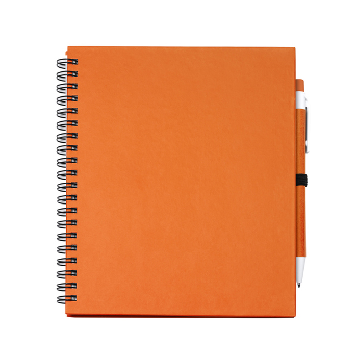 Блокнот LEYNAX ORANGE для нанесения логотипа