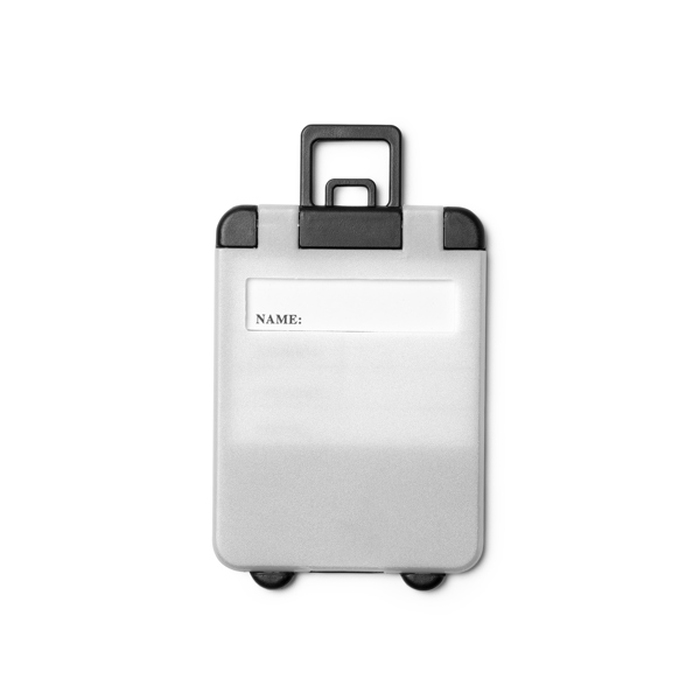 CHARTER багажная бирка WHITE для нанесения логотипа