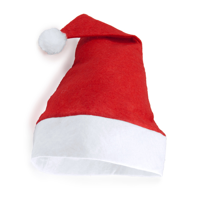 Рождественская шапка SANTA, красная для нанесения логотипа