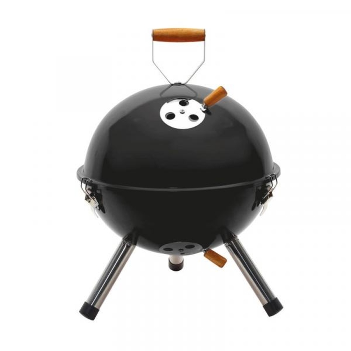 Мини барбекю COOKOUT, черный для нанесения логотипа