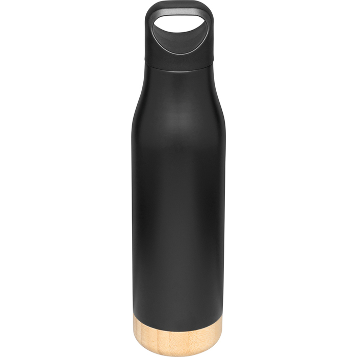 Термос с изоляцией BAMBOO LEGEND, черный для нанесения логотипа