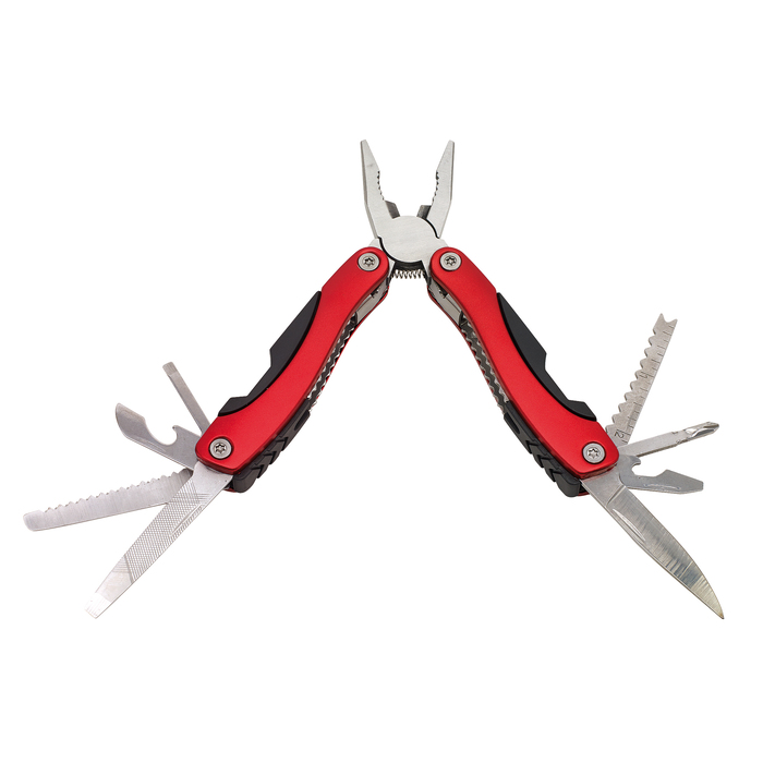Многофункциональный инструмент BIG PLIERS, красный для нанесения логотипа