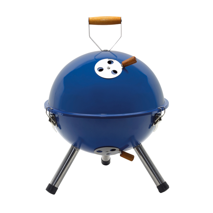 Мини барбекю COOKOUT, синий для нанесения логотипа