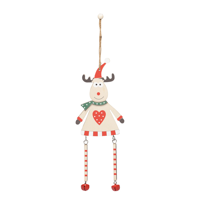 WOODEN CLAUS - Подвеска на ёлку / Рождественская подвеска для нанесения логотипа