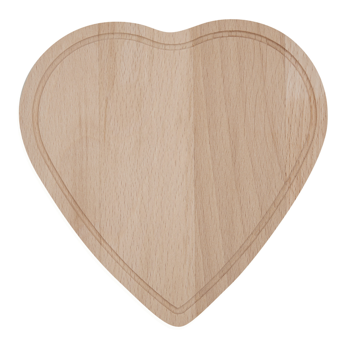 Разделочная доска WOODEN HEART для нанесения логотипа