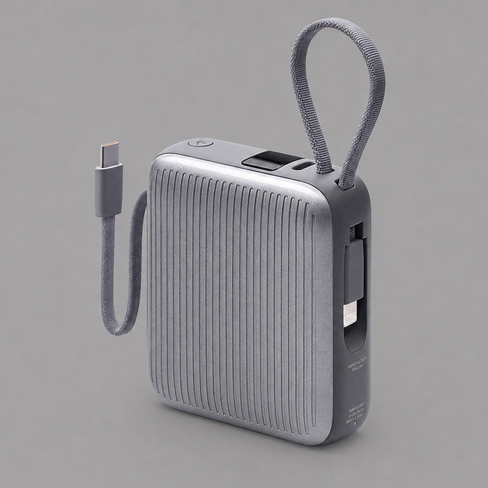 Внешний АКБ NRG Turbo Cable 10000 mAh, 22,5Вт для нанесения логотипа