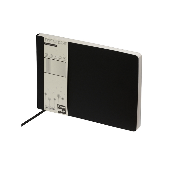Скетчбук B5 «Sketch & Art» 200 г/м2, soft-touch для нанесения логотипа