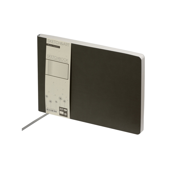 Скетчбук B5 «Sketch & Art» 200 г/м2, soft-touch для нанесения логотипа